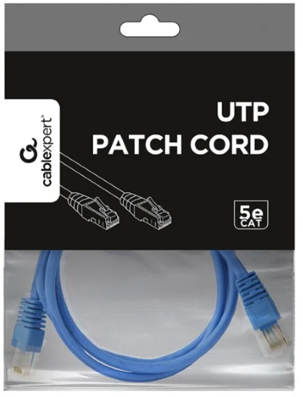 GEMBIRD PP12-1M/B Gembird Mrezni kabl, CAT5e UTP Patch cord 1m blue Slika 1
