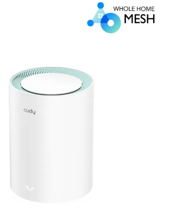 CUDY Cudy M1300 1-pack AC1200 Dual Band 2.4Ghz+5Ghz WiFi MESH, GiGABIT, 4x Antena 16MB/128DDR Slika 4