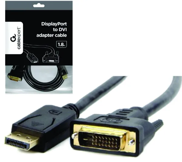 GEMBIRD CC-DPM-DVIM-6 Gembird DisplayPort na DVI digital interface kabl 1.8m A Slika 4