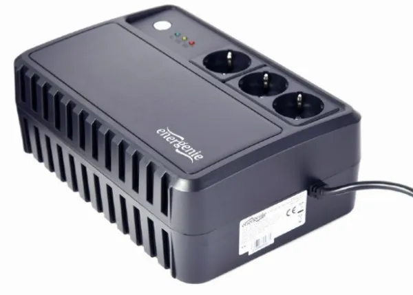 GEMBIRD EG-UPS-3SDT1000-01 Gembird UPS sa stabilizatorom 1000VA 600W 3xschuko Slika 1