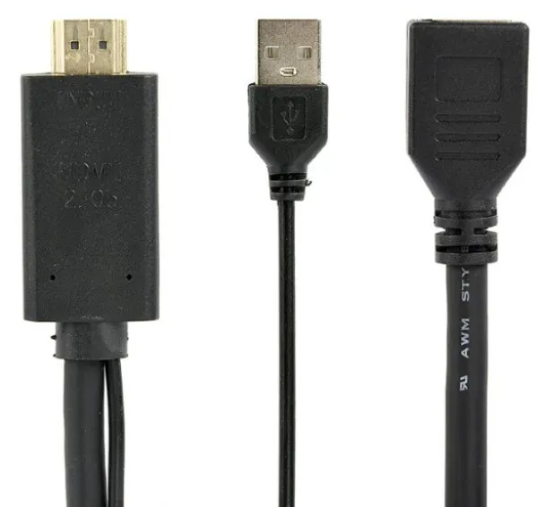 GEMBIRD A-HDMIM-DPF-01 Gembird Active 4K HDMI to DisplayPort adapter, black A Slika 3