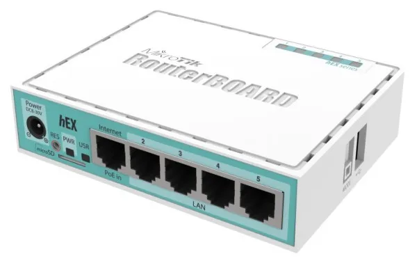 MikroTik RB750Gr3 heX 5xGigabit, Dual Core 880MHz CPU, 256MB RAM, USB, microSD, RouterOS L4 MT023 Slika 3
