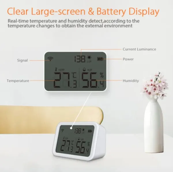 GEMBIRD ZIGBEE-SMART-TEMPERATURE-HS05 Gembird Alexa Smart Zigbee bezicni senzor temperature i vlaznosti Slika 3