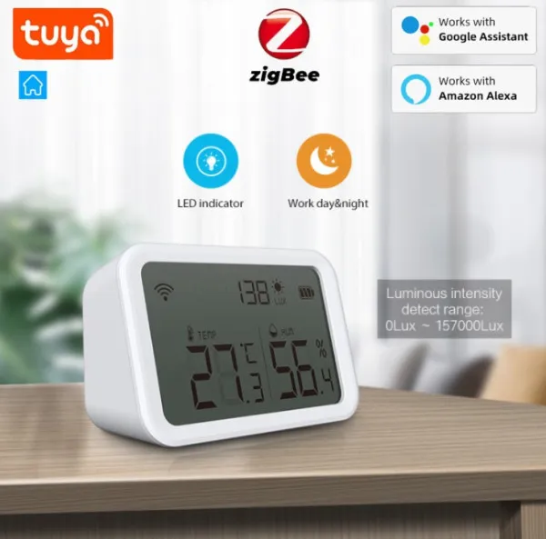 GEMBIRD ZIGBEE-SMART-TEMPERATURE-HS05 Gembird Alexa Smart Zigbee bezicni senzor temperature i vlaznosti Slika 5