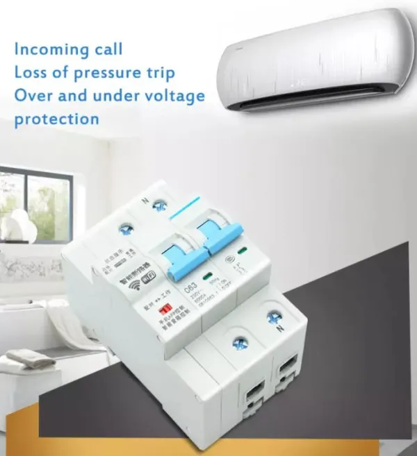 GEMBIRD ZIGBEE-SMART-SWITCH BREAKER Gembird Tuya prekidac-osigurac APP Glasovna kontrola Alexa Google Smart Slika 2