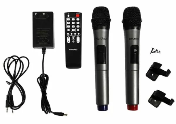 MICROLAB Microlab TL20 karaoke zvucnik 200W, Bluetooth, LED, 12V/4500mAh, Aux, USB, microSD, FM RADIO,Mic*2 Slika 5