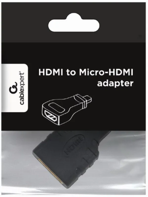 GEMBIRD A-HDMI-FD Gembird HDMI (A female) to micro-HDMI (D male) adapter Slika 1