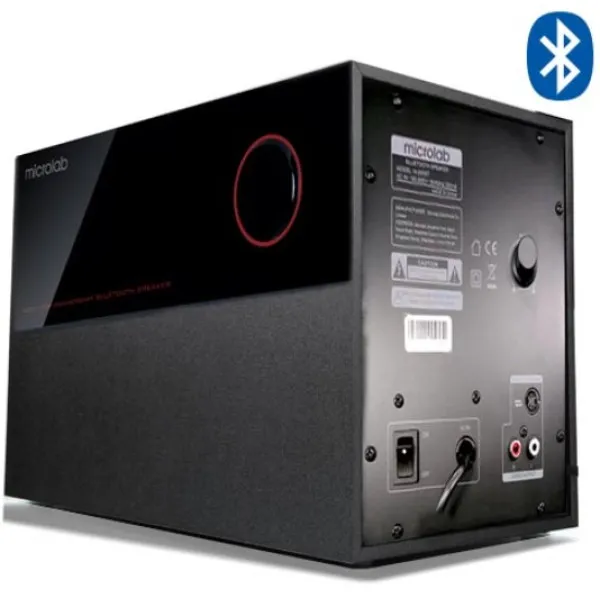 MICROLAB Microlab M200BT Aktivni drveni zvucnici 2.1 40W RMS(16W, 2x12W) BLUETOOTH daljinski , 3.5mm Slika 2