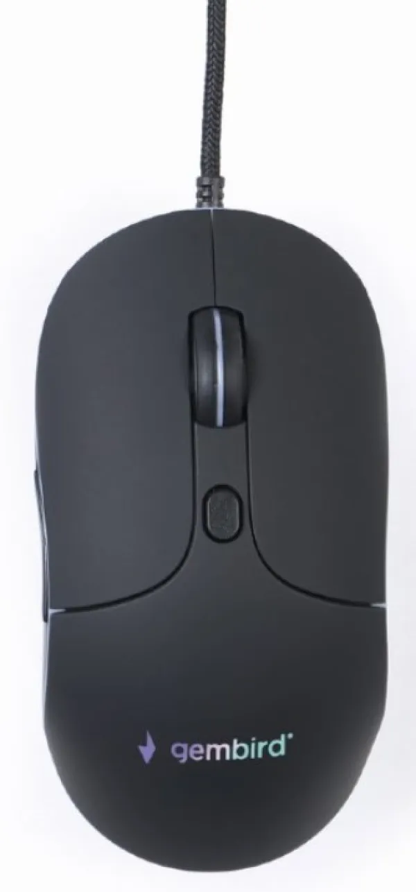GEMBIRD MUS-UL-02 Gembird Opticki mis 800-2400Dpi 6-button black Illuminated 123m Slika 1