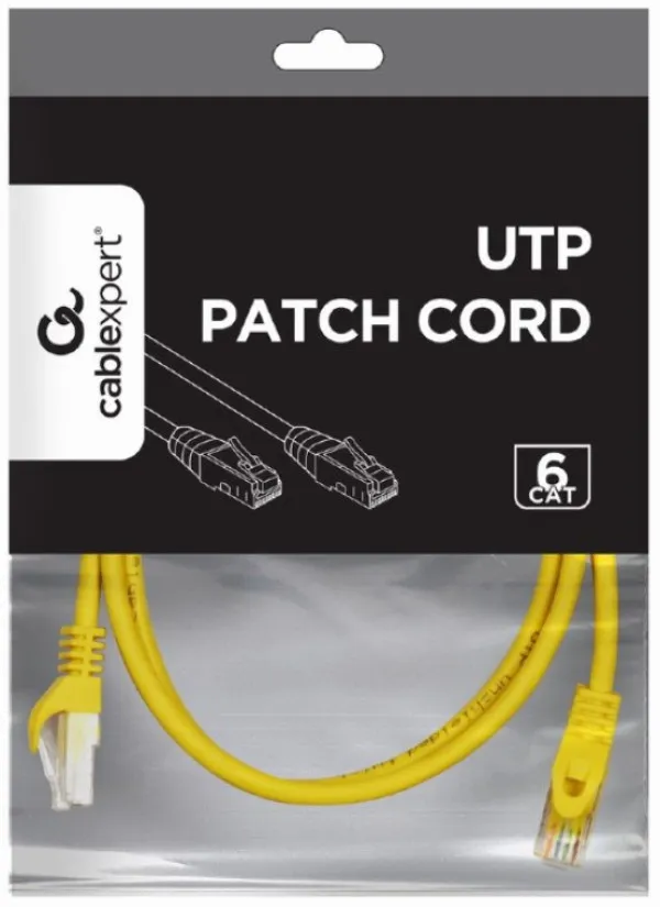 GEMBIRD PP6U-1.5M/Y Gembird Mrezni kabl, CAT6 UTP Patch cord 1.5m yellow Slika 3