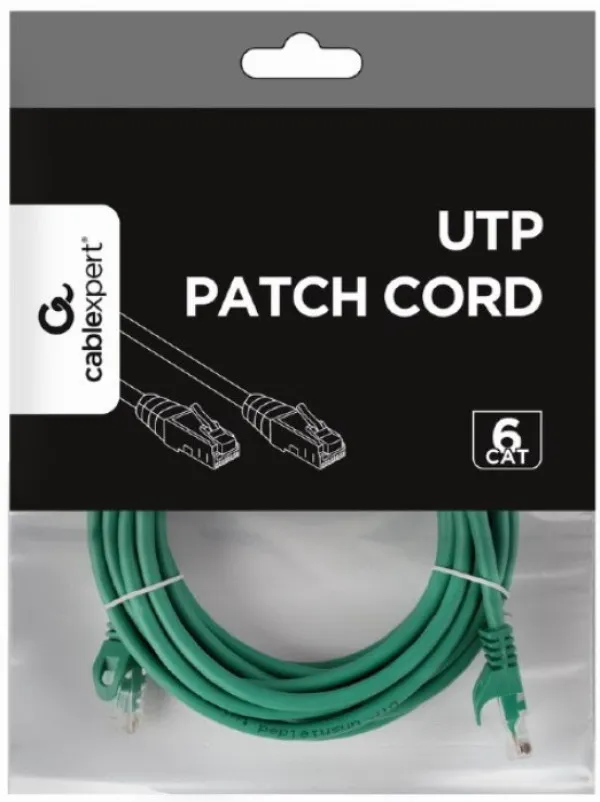 GEMBIRD PP6U-3M/G Gembird Mrezni kabl, CAT6 UTP Patch cord 3m green Slika 3