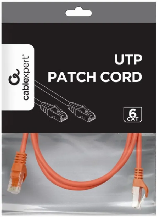 GEMBIRD PP6U-1M/R Gembird Mrezni kabl, CAT6 UTP Patch cord 1m red Slika 1