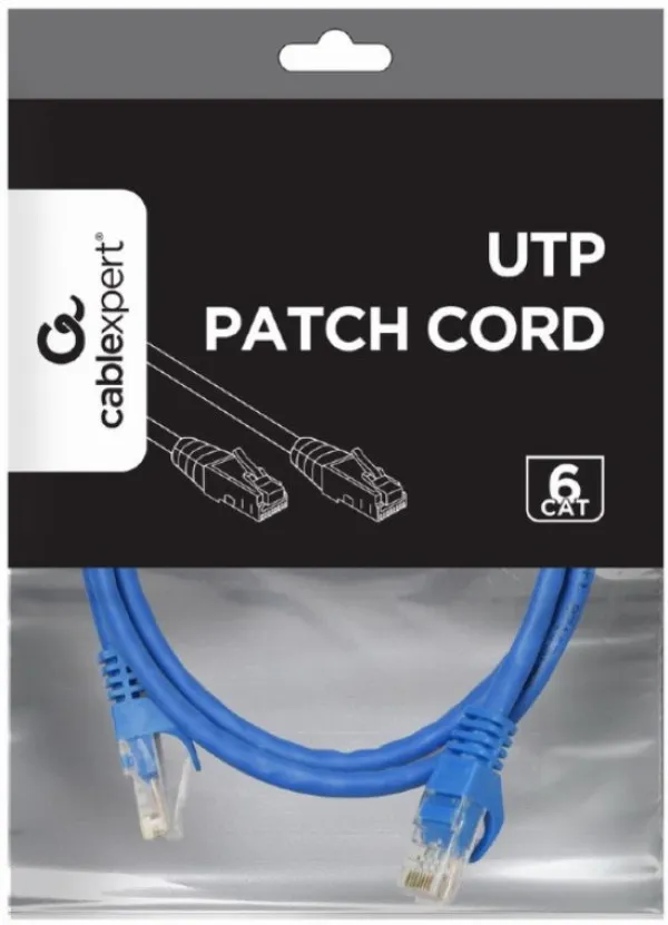 PP6U-1.5M/B Gembird Mrezni kabl, CAT6 UTP Patch cord 1.5m blue Slika 3
