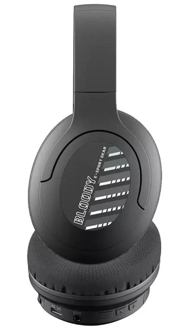 A4 TECH A4-MH360 A4Tech BLOODY bluetooth v5.3 slusalice, 40mm, 32ohm, 400mAh, BLACK Slika 2