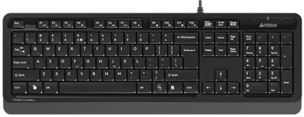 A4 TECH A4-FK10 US GREY A4Tech Fstyler Multimedia comfort tastatura, FN funkcije, vodootp. US-LAYOUT, USB Slika 4
