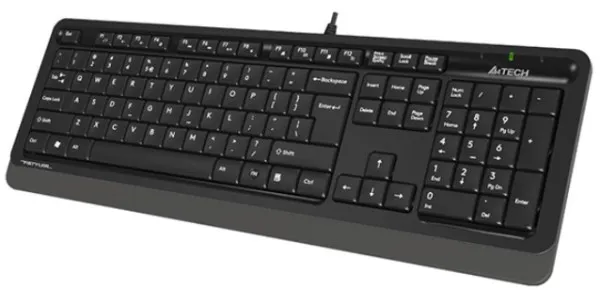 A4 TECH A4-FK10 US GREY A4Tech Fstyler Multimedia comfort tastatura, FN funkcije, vodootp. US-LAYOUT, USB Slika 2