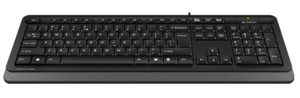 A4 TECH A4-FK10 US GREY A4Tech Fstyler Multimedia comfort tastatura, FN funkcije, vodootp. US-LAYOUT, USB Slika 1