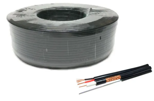 GEMBIRD KABL-COAX-RG59+2X0.75 CCA/PE/100M/MSG Outdoor Koaksialni kabl sa napojnim kablom 2x0,75 + SAJLA 100m Slika 3