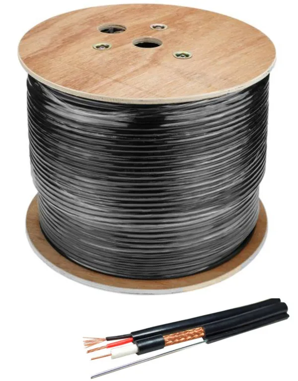GEMBIRD KABL-COAX-RG59+2X0.75 CCA/PE/300M/MSG Outdoor Koaksialni kabl sa napojnim kablom 2x0,75 + SAJLA 300m Slika 2