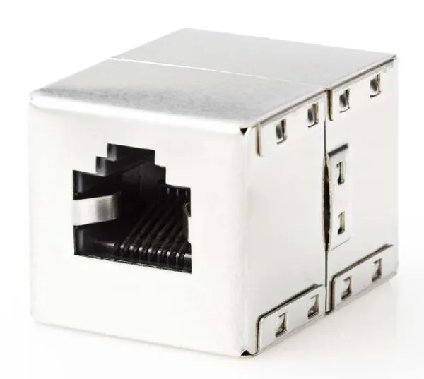 NEDIS CCGB89001ME Network Coupler, CAT5, Shielded, RJ45 Female, ABS Slika 2