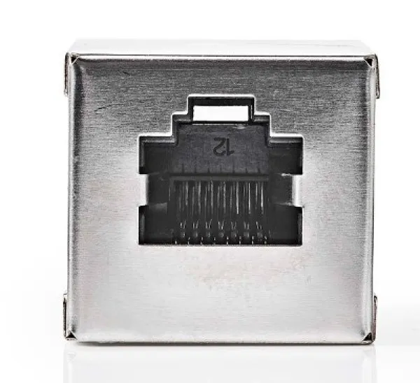 NEDIS CCGB89011ME Network Coupler, CAT6, Shielded, RJ45 Female, Metal Slika 1