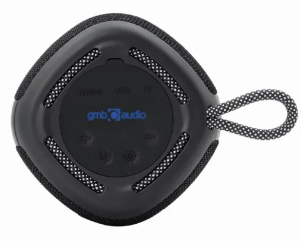 GEMBIRD SPK-BT-LED-03-BK Gembird Portable RGB LED Bluetooth speaker 5W, BT, FM, TF, USB, Handsfree, black Slika 3