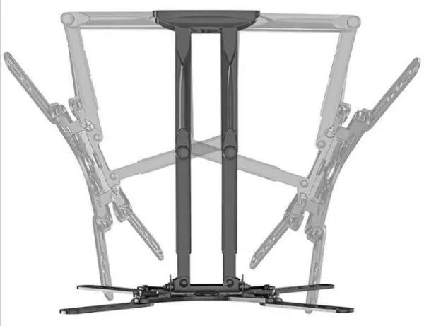 GEMBIRD WM-60ST-01 Gembird TV nosac okretanje/tilt 32-60 VESA max.40x40cm, max 36kg, drzac Slika 10