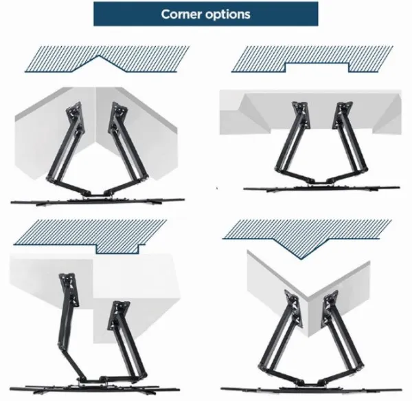 GEMBIRD WM-75ST-02 Gembird rotate/tilt VESA max. 60x40cm 32-75 max.45kg (ugaoni) Slika 5
