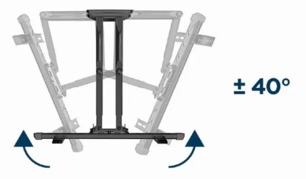 GEMBIRD WM-58ST-01 Gembird rotate/tilt VESA max. 40x40cm 32-58 max.36kg Slika 1