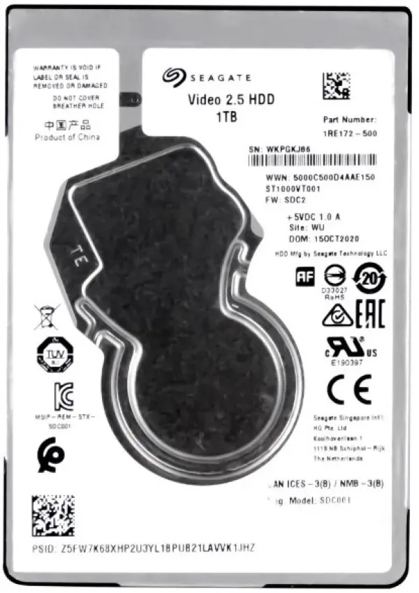 HDD 2.5 * 1TB ST1000VT001 SEAGATE 5400RPM 128MB SATA3 Slika 1