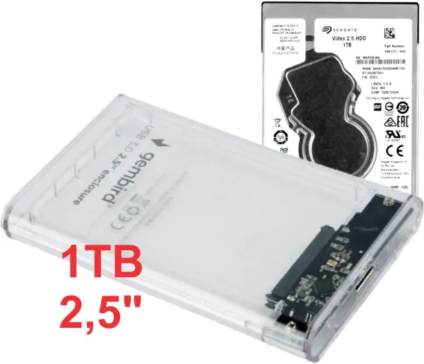 HDD 2.5 * 1TB SET USB 3.0 SATA eksterno kuciste + 1TB ST1000VT001 SEAGATE EE2-U3S9-6 (4599) Slika 2