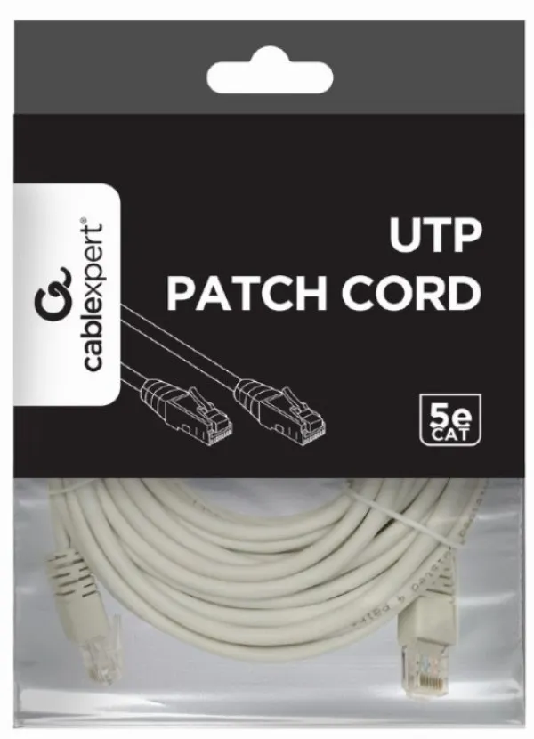 GEMBIRD PP12-10M Gembird Mrezni kabl, CAT5e UTP Patch cord 10m grey Slika 1