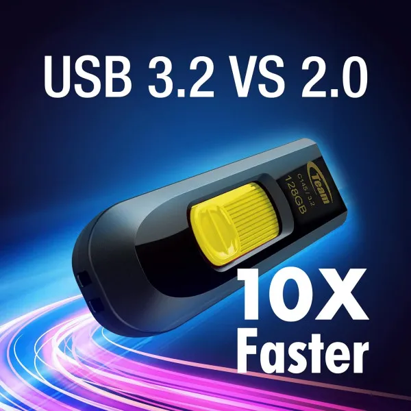 TEAM GROUP TeamGroup 128GB C145 USB 3.2 YELLOW TC1453128GY01 Slika 1