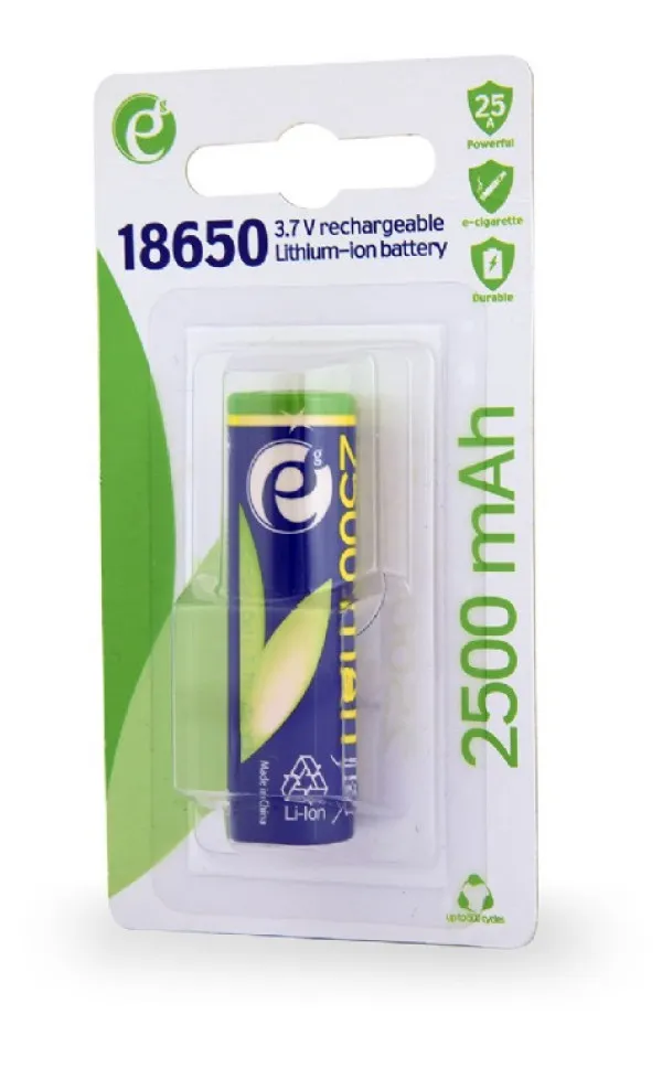 GEMBIRD EG-BA-18650-10C/2500 ENERGENIE Lithium-ion 18650 battery (10C), 2500 mAh Slika 1