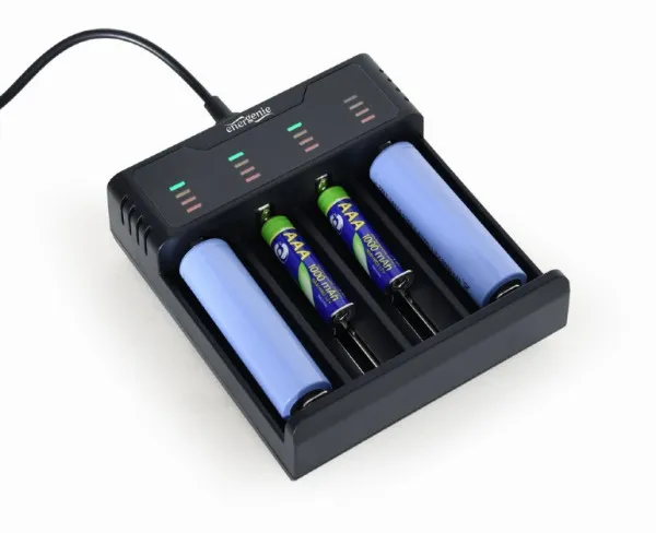GEMBIRD BC-USB-02 Gembird brzi punjac Ni-MH + Li-ion baterija AAA / R03, AA / R6, 10440, 14500,14650,16340.. Slika 2