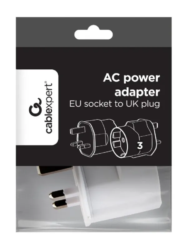 GEMBIRD Travel adapter A-AC-EUFUKM-01 Gembird EU na UK, 13A Slika 2