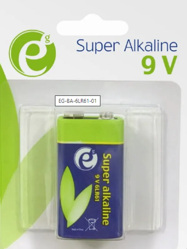 GEMBIRD EG-BA-6LR61-01 ENERGENIE Alkalna baterija 9V PAK1 Slika 2