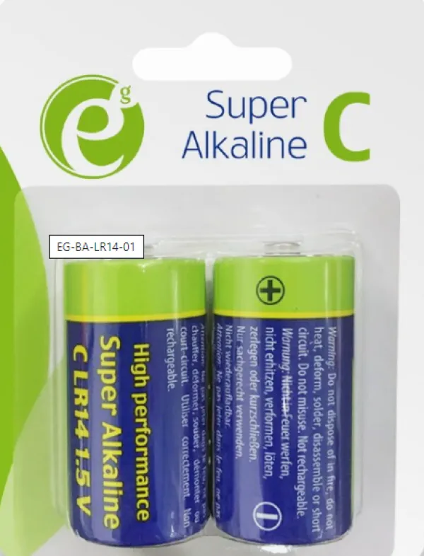 GEMBIRD EG-BA-LR14-01 ENERGENIE TIP-C Alkalna baterija 1.5V PAK2 Slika 3