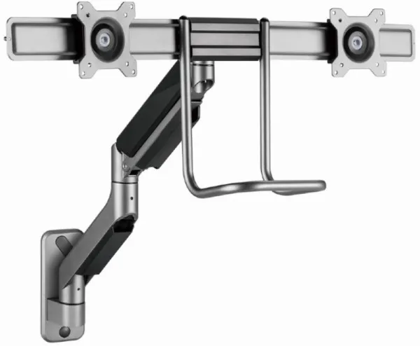 GEMBIRD MA-WA2-02 Gembird Podesivi dupli zidni drzac za monitor,tilt, 17-32 max.2x8kg Slika 2