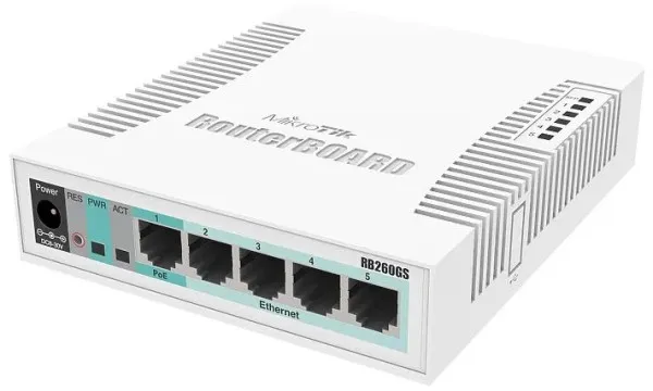MikroTik RB260GS, Switch, 5x RJ45 1000Mb/s, 1x SFP (289) Slika 2