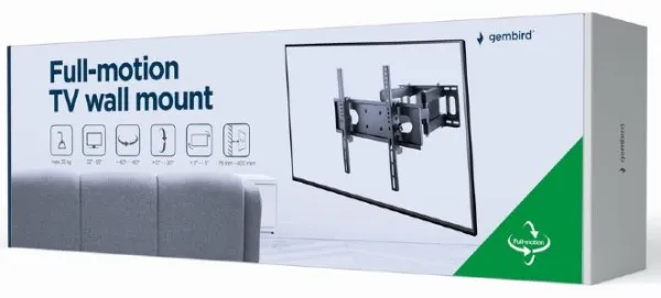 GEMBIRD WM-55ST-04 Gembird rotate/tilt VESA max. 40x40cm 32-55 max.35kg Slika 2