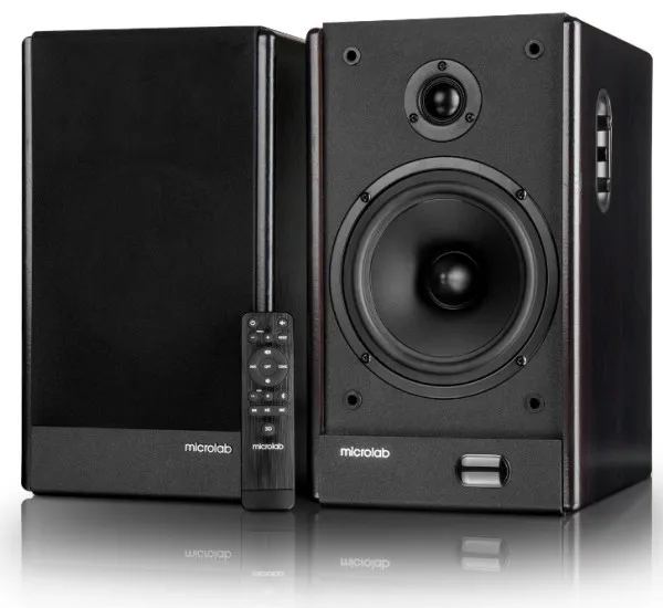 MICROLAB Microlab SOLO26 Aktivni drveni zvucnici 2.0 130W RMS(2x65W) 6.5+1, Bluetooth, Optical, Coaxial, 2RCA Slika 1