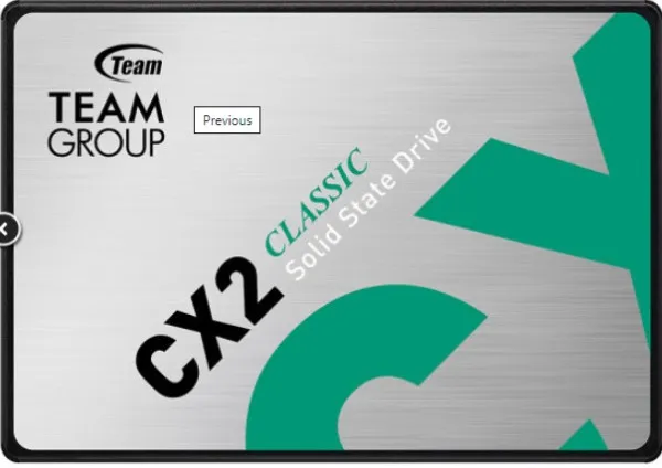 TEAM GROUP TeamGroup 2.5 * 512GB SSD SATA3 CX2 7mm 530/470 MB/s T253X6512G0C101 Slika 1