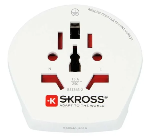 NEDIS Travel adapter SKR1500211E univerzalni Svetski na Evropski 13A Slika 9