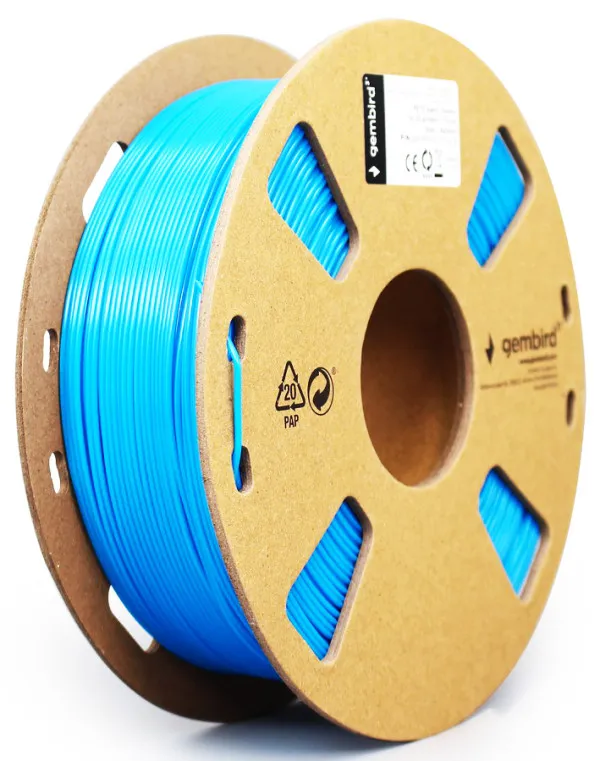 GEMBIRD 3DP-PETG1.75-01-B PETG Filament za 3D stampac 1.75mm, kotur 1KG Blue Slika 2