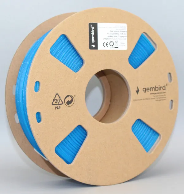 GEMBIRD 3DP-PLA1.75-01-GB PLA Filament za 3D stampac 1,75mm kotur 1KG Galaxy Blue Slika 2
