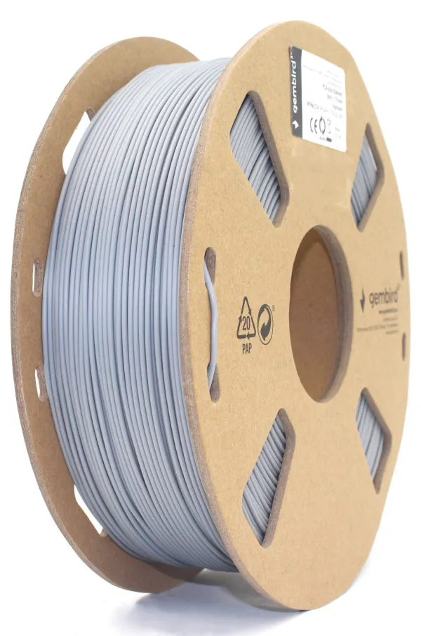 GEMBIRD 3DP-PLA1.75-01-GR PLA Filament za 3D stampac 1,75mm kotur 1KG GREY - SIVA Slika 2