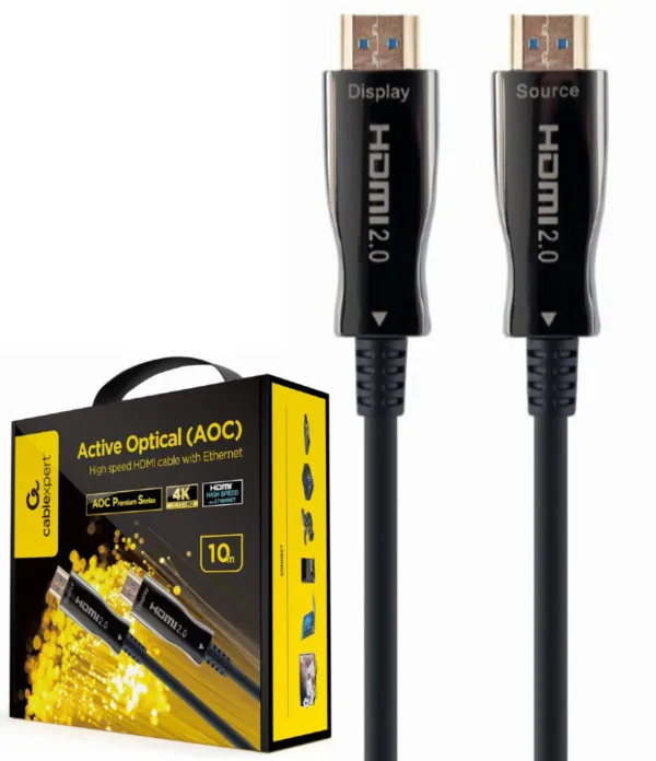 GEMBIRD CCBP-HDMI-AOC-10M-02 Gembird Active Optical (AOC) High speed HDMI cable with Ethernet Premium 10m Slika 1