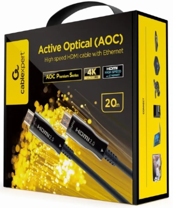 GEMBIRD CCBP-HDMI-AOC-20M-02 Gembird Active Optical (AOC) High speed HDMI cable with Ethernet Premium 20m Slika 1