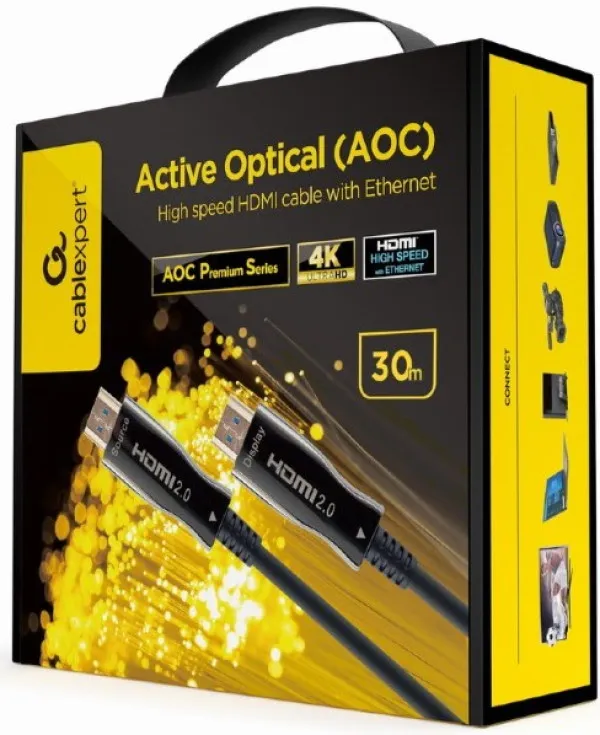 GEMBIRD CCBP-HDMI-AOC-30M-02 Gembird Active Optical (AOC) High speed HDMI cable with Ethernet Premium 30m Slika 1